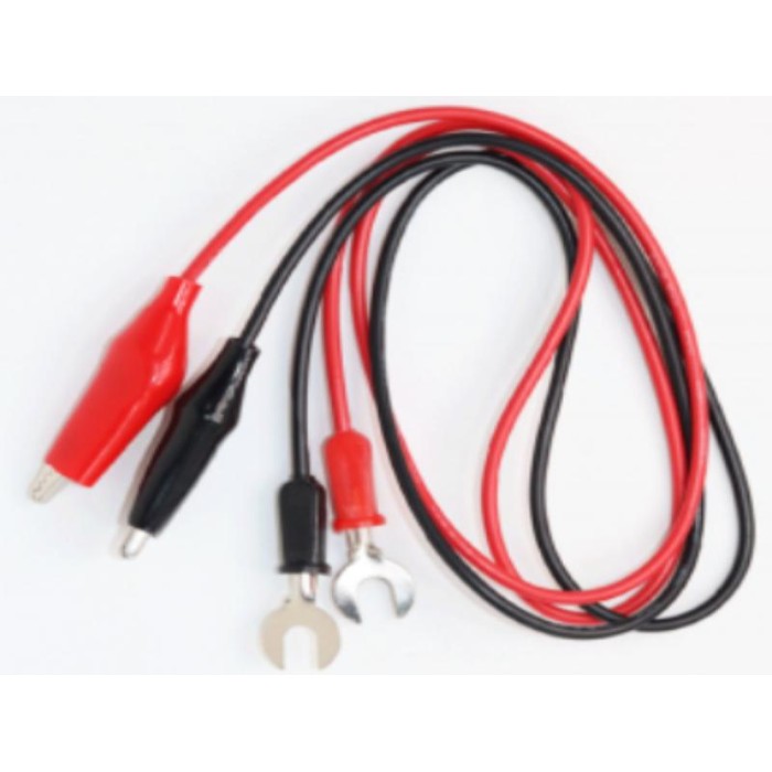 GBC 18.6000.50 - Crocodile clamps measurement cable with fork shaped terminals INSULATED CROCODILE Onetrade GBC 18.6000.50 - Crocodile clamps measurement cable with fork shaped terminals INSULATED CROCODILE Onetrade